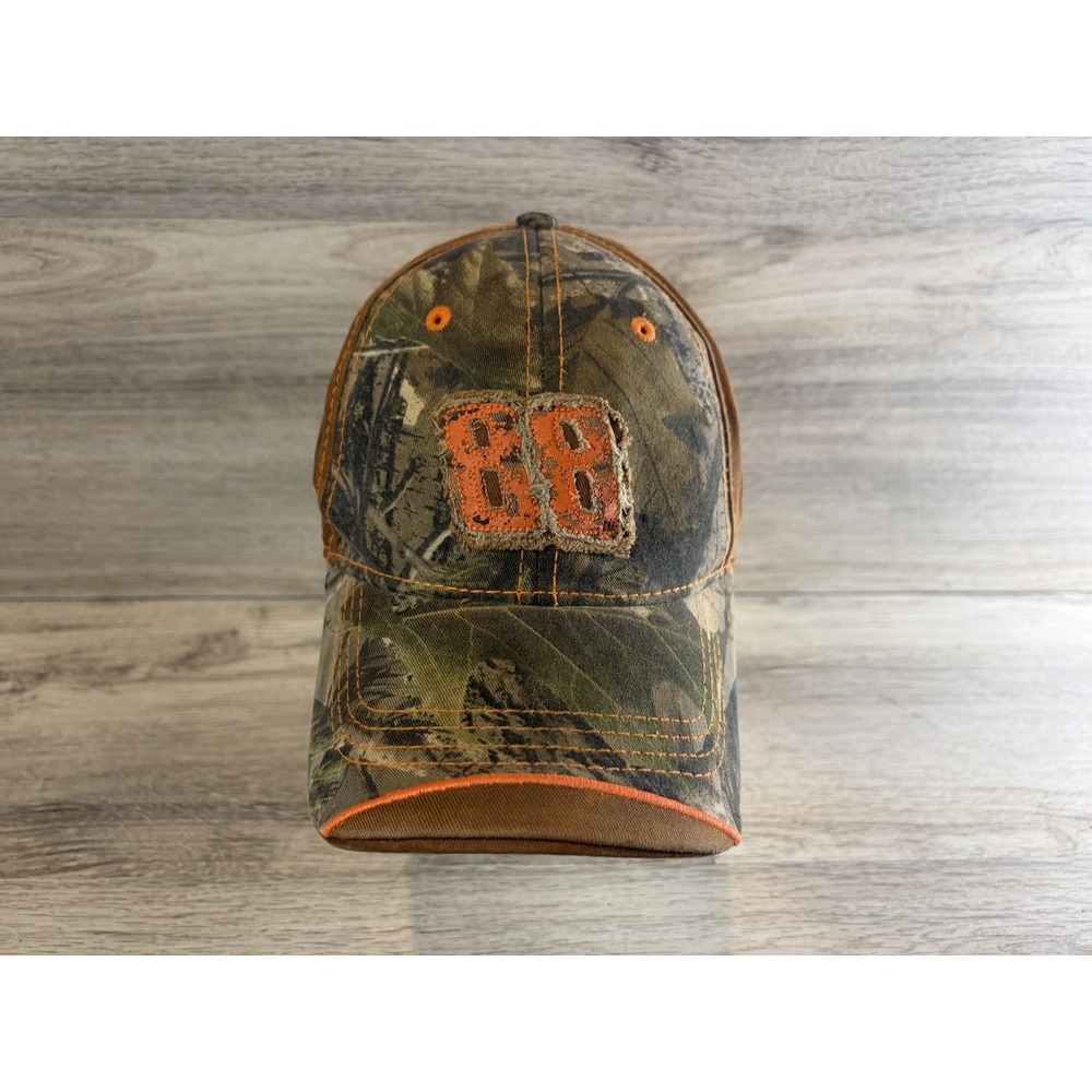 Chase Authentics Nascar Hat Dale Jr Distressed 88 Camo Adjustable Ball Cap